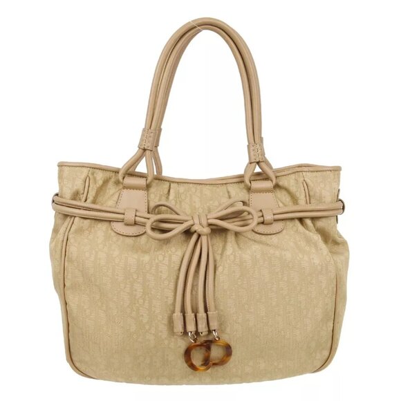 Christian Dior Beige Trotter Tote Handbag - Picture 1 of 7